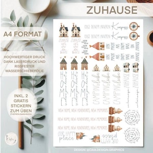 Waterslide Decals | Candle Tattoos | Home | DIN A4 |