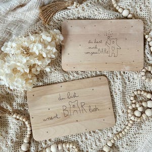 Holz Brettchen | unentbärlich | verzaubärt |