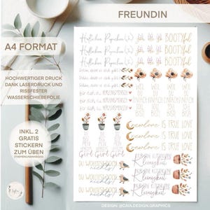 Waterslide film | Candle tattoos | Bootyful | DIN A 4 |