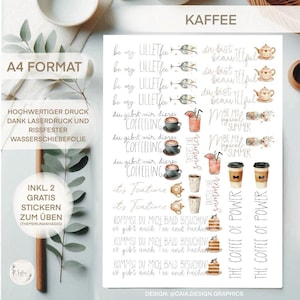 Waterslide film | Tea & cake | Candle tattoos | DIN A 4 |