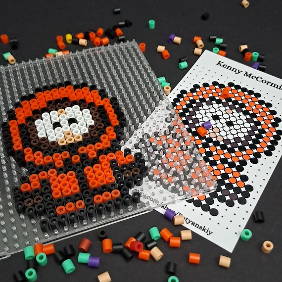 South Park Perler Beads Kit DIY. Kenny Mccormick. Pixel Art Hama