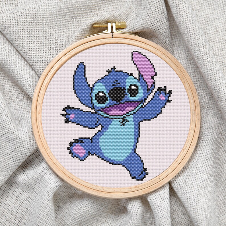 Stitch Cross Stitch Pattern for Beginners. Easy Cross Stitch Pattern ...