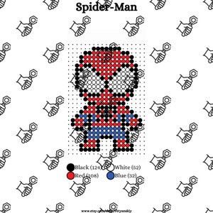 Spider man hama beads deals