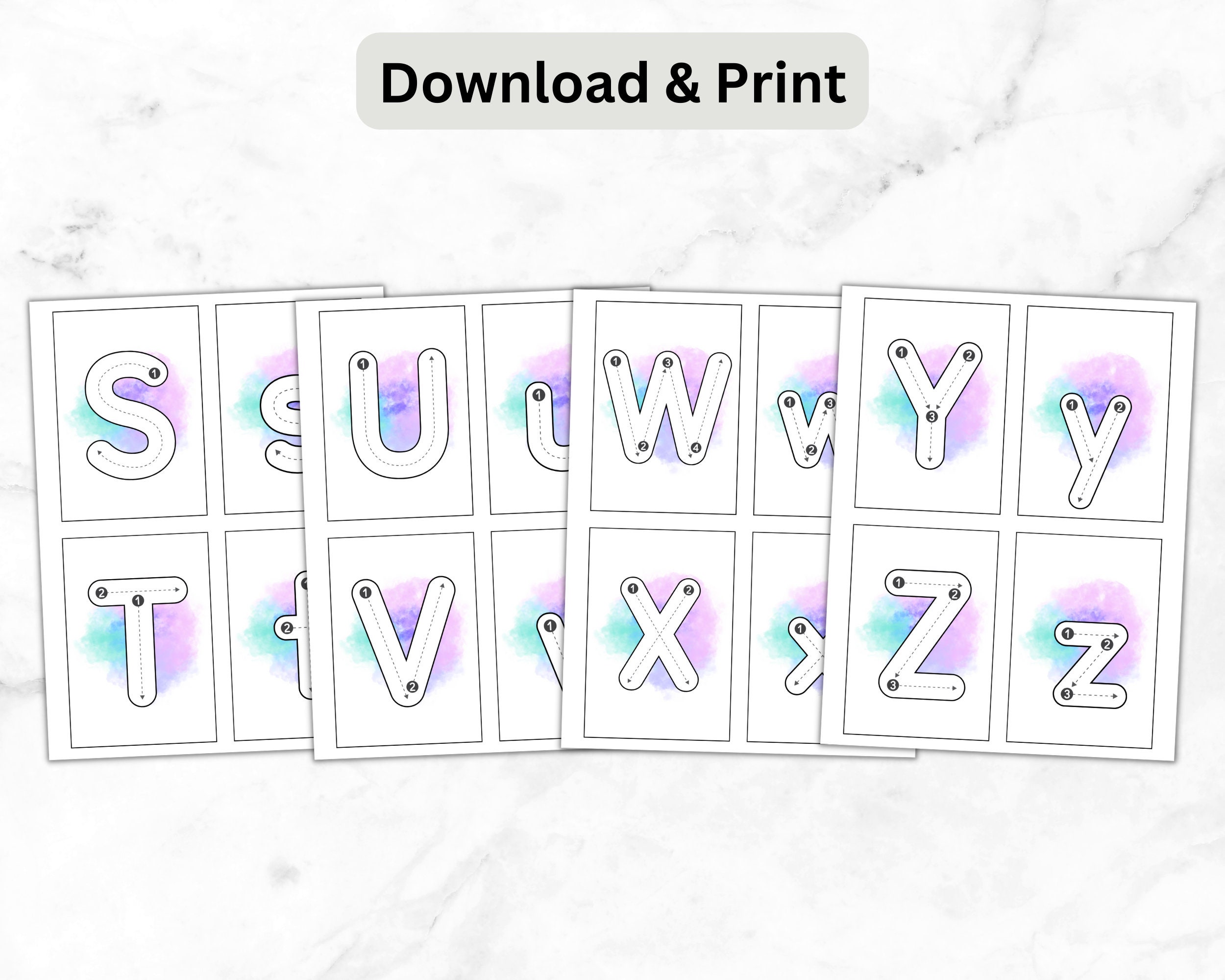 ABC Cards Printable | Homeschool Printable Preschool Alphabet ...