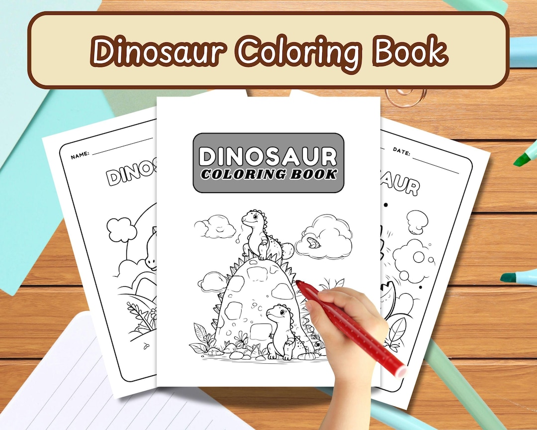 Dinosaur Coloring Book for Kids | Fun Preschool Activity | Kids ...