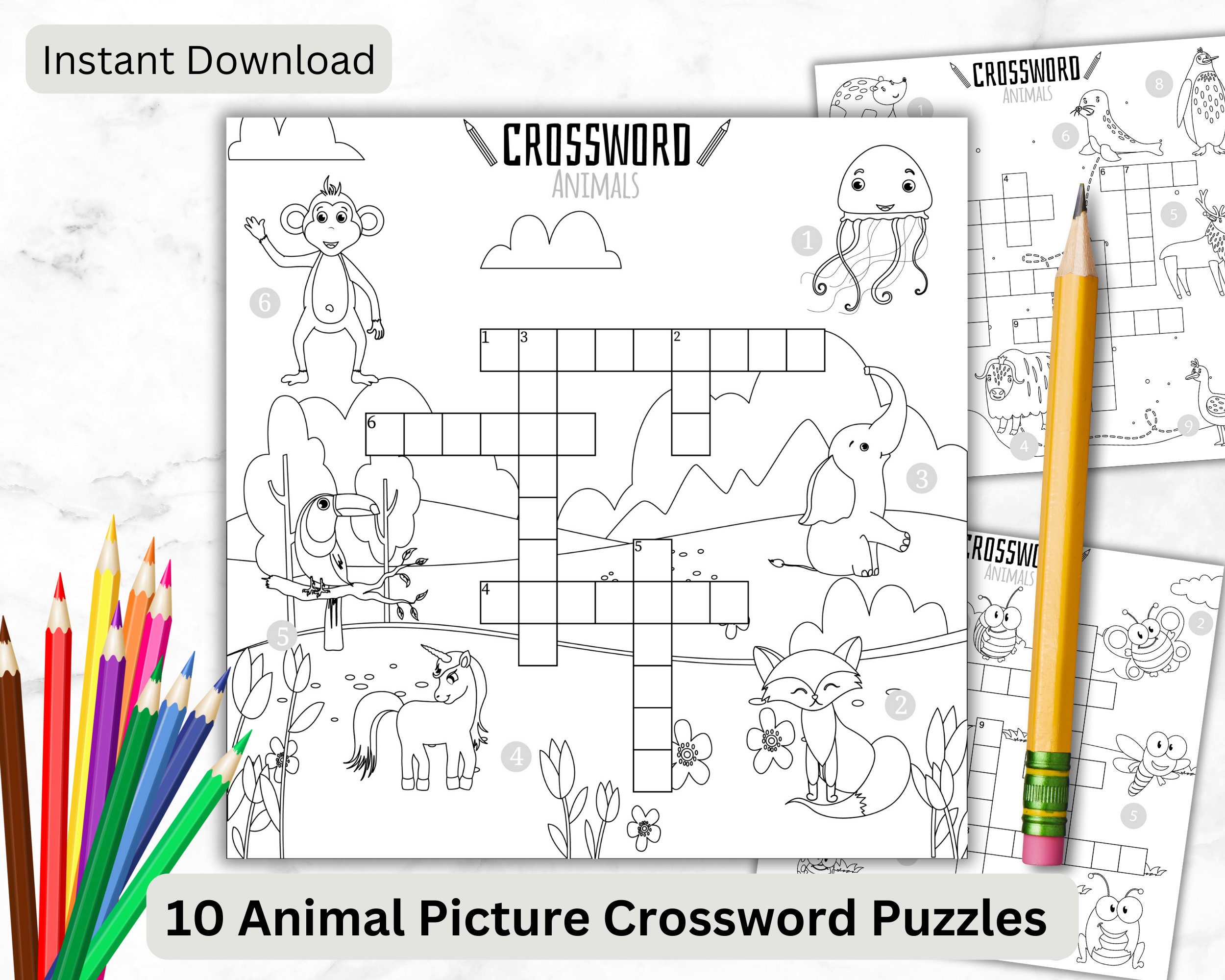 Picture Word Crossword