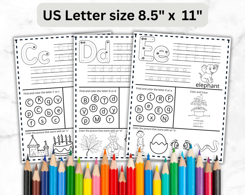 Preschool Alphabet Worksheets, Preschool Worksheets, Letter Sounds ...