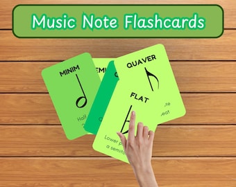 Music Note Flashcards for Kids | Beginner Music Learning