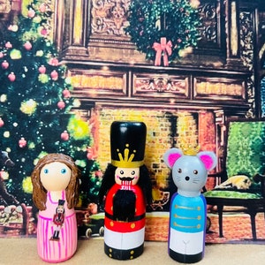 Nutcracker Peg Doll Set