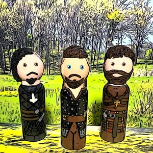 The Last Kingdom Peg Doll Photo Wall Art