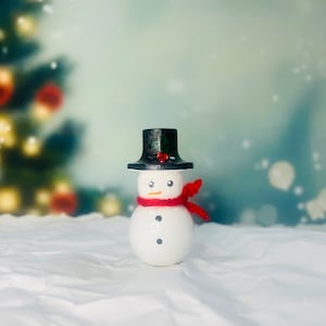 Snowman Peg Doll