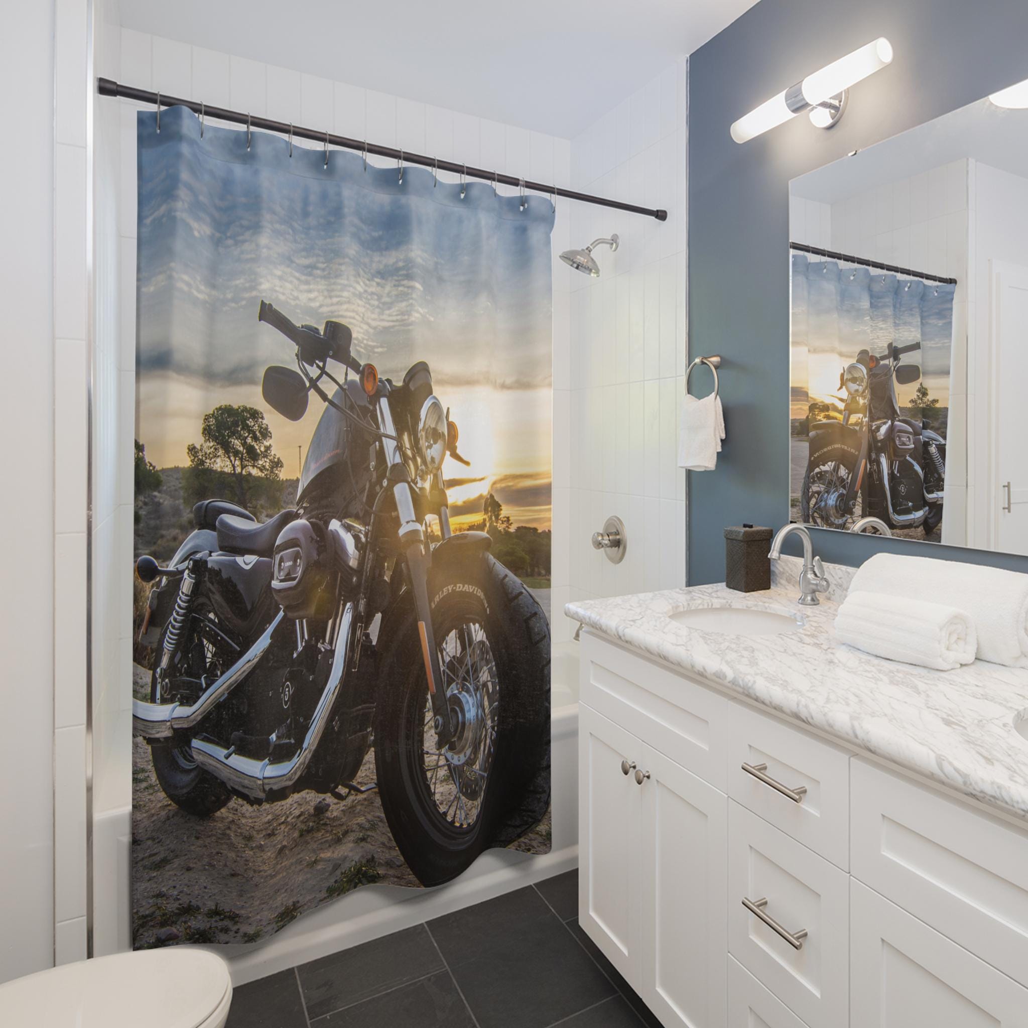 Harley Davidson Curtains - Etsy