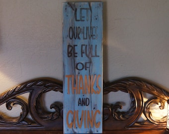 Thanksgiving wall decor