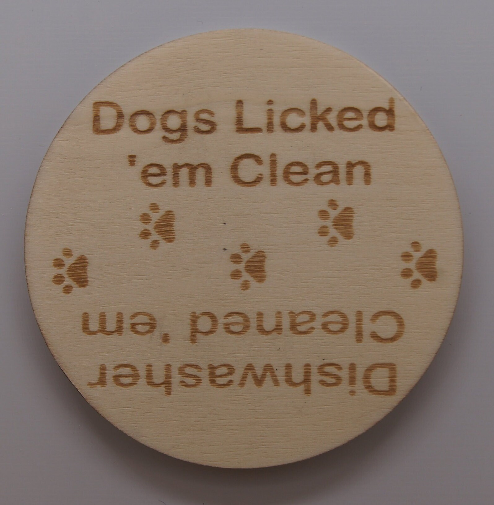 Dishwasher Dogs Cleaned Them, Dogs Licked Them, Clean Dirty