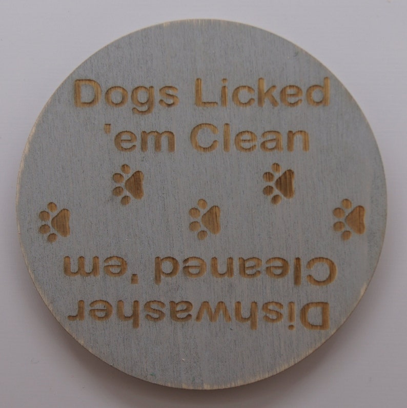Dishwasher Dogs Cleaned Them, Dogs Licked Them, Clean Dirty