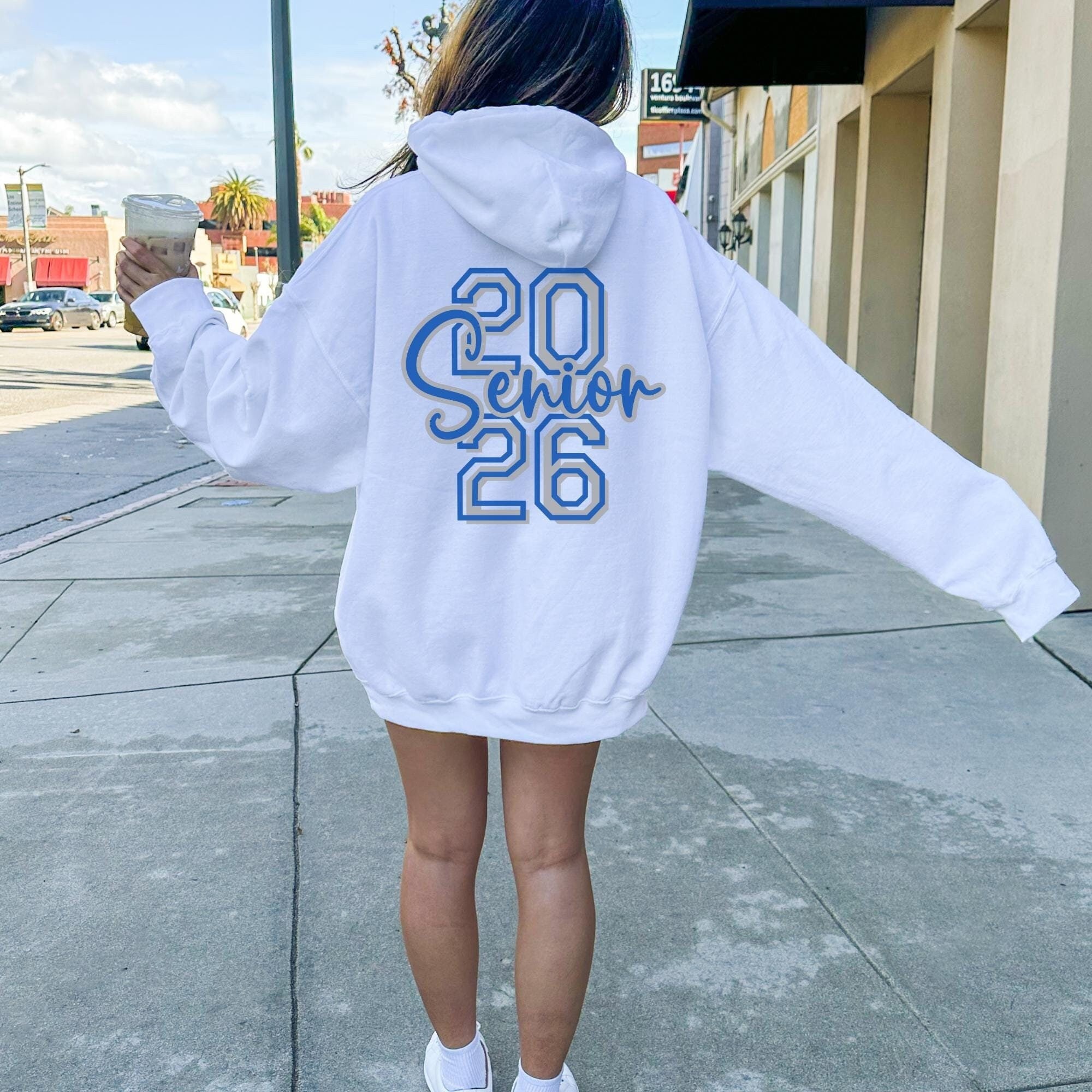 Design A Sweater Online 2026.Senior 2026 Hoodie, Custom Name Front, Class of 2026 Hoodie, Senior ...