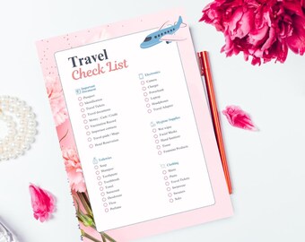 Afdrukbare reischecklist: vakantiepaklijst en reisplanner (pdf-download)