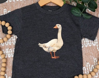 Cute Goose Toddler, Goose Toddler Shirt, Goose Animal Kids, Country Toddler, Farm Youth Shirt, Farm Life Toddler, Farmer Toddler Shirt
