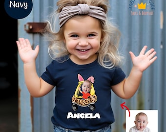 Custom Photo Toddler Shirt: Personalized Kids Birthday Gift
