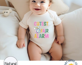 Cutest Fajr Alarm Baby Bodysuit: Muslim Kids Ramadan Gift