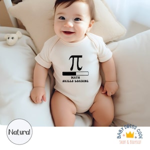 Math Skills Loading Baby Pi Bodysuit, Math Lover Toddler Pi Day Shirt, Mathematics Youth Pi Tshirt, Math Toddler Shirt, Math Kids Clothes