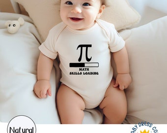 Math Skills Loading Baby Bodysuit - Pi Day Shirt