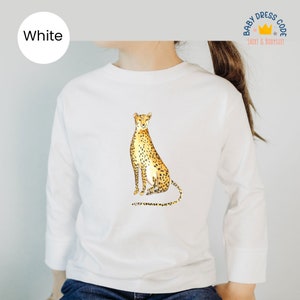 Cheetah Toddler, Toddler Cheetah Cute Shirts, Cheetah Lover Animal Toddler, Safari Toddler, African Animals Youth Shirts, Animal Toddler image 6