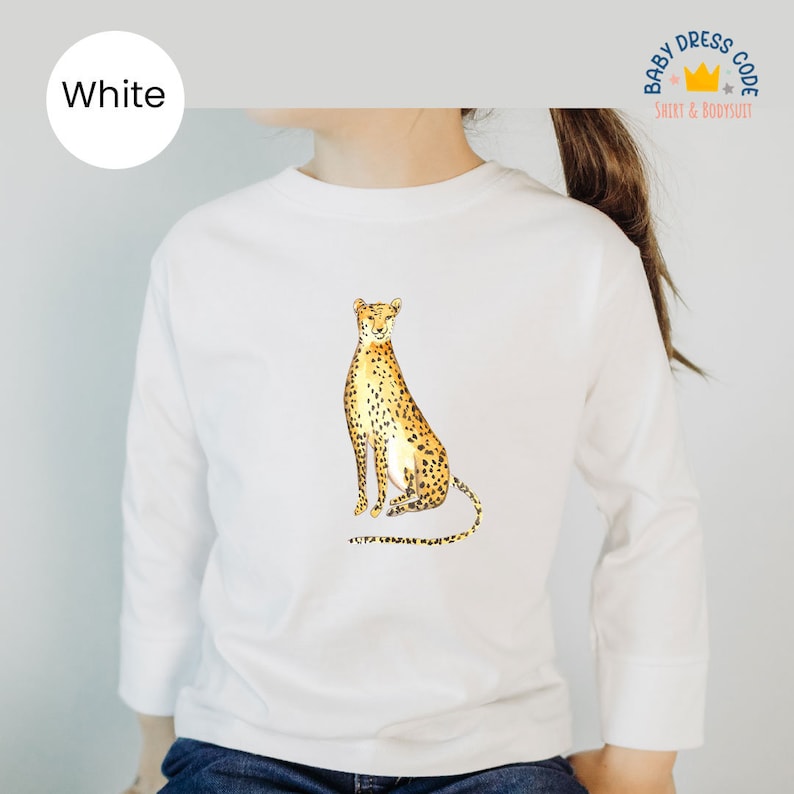 Cheetah Toddler, Toddler Cheetah Cute Shirts, Cheetah Lover Animal Toddler, Safari Toddler, African Animals Youth Shirts, Animal Toddler image 6