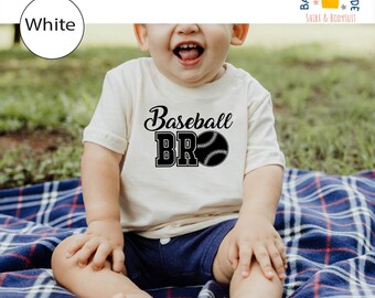 T-shirt Baseball Bro pour tout-petit : chemise de sport amusante