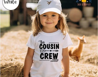 Cousin Crew Matching Shirt: Family Reunion Kids Tee or Baby Bodysuit