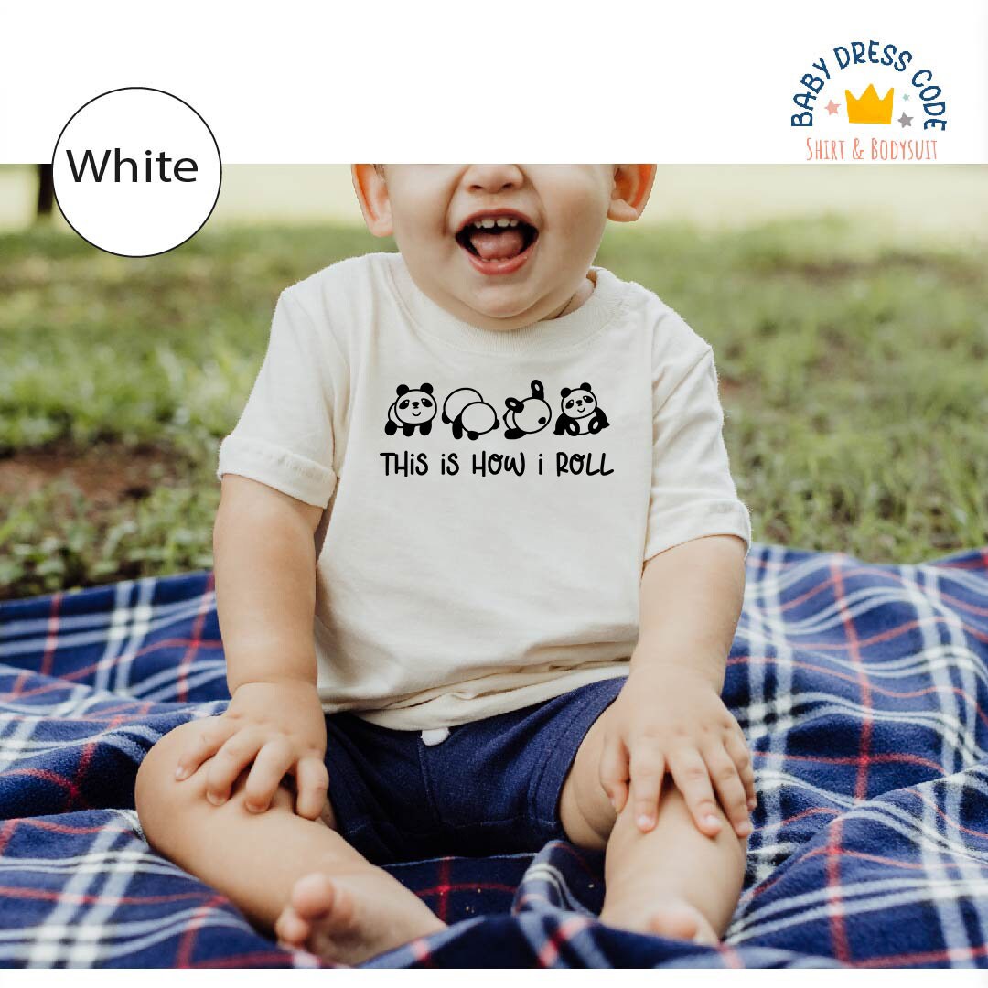 Baby Panda Boys and Girls T-shirt Set main image 1