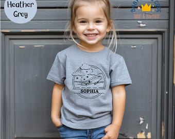 Personalized Vintage Airplane Toddler Shirt: Airfan Youth Bodysuit