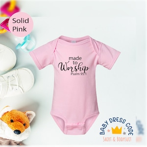 Body de bebé hecho para adorar® - Regalo cristiano
