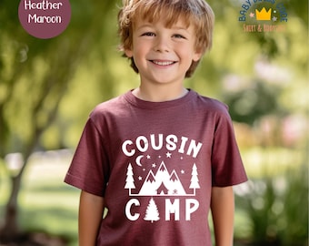 Cousin Camp Shirt: Family Camping Reunion Tee
