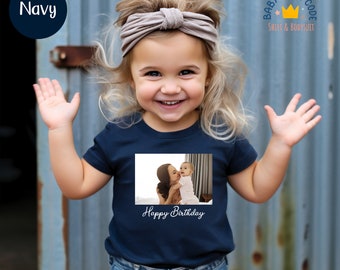 Custom Photo Toddler Shirt: Personalized Birthday Gift