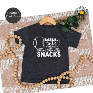 Shirt honkbal zus, baseball bodysuit, shirt jeugdhonkbalspel minnaar, gif-shirt honkbalwedstrijd jeugd, shirts voor peuterwedstrijd