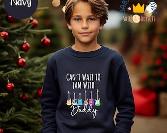 Jam mit Papa Jugend Sweatshirt: Gitarre, Rock Musik Geschenk