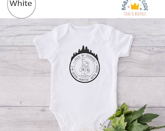 Body de caza para bebé, camiseta juvenil de camping, body para bebé amante de la naturaleza, regalos para el Día del Padre, camiseta infantil del Día del Padre, body de regalo de camping