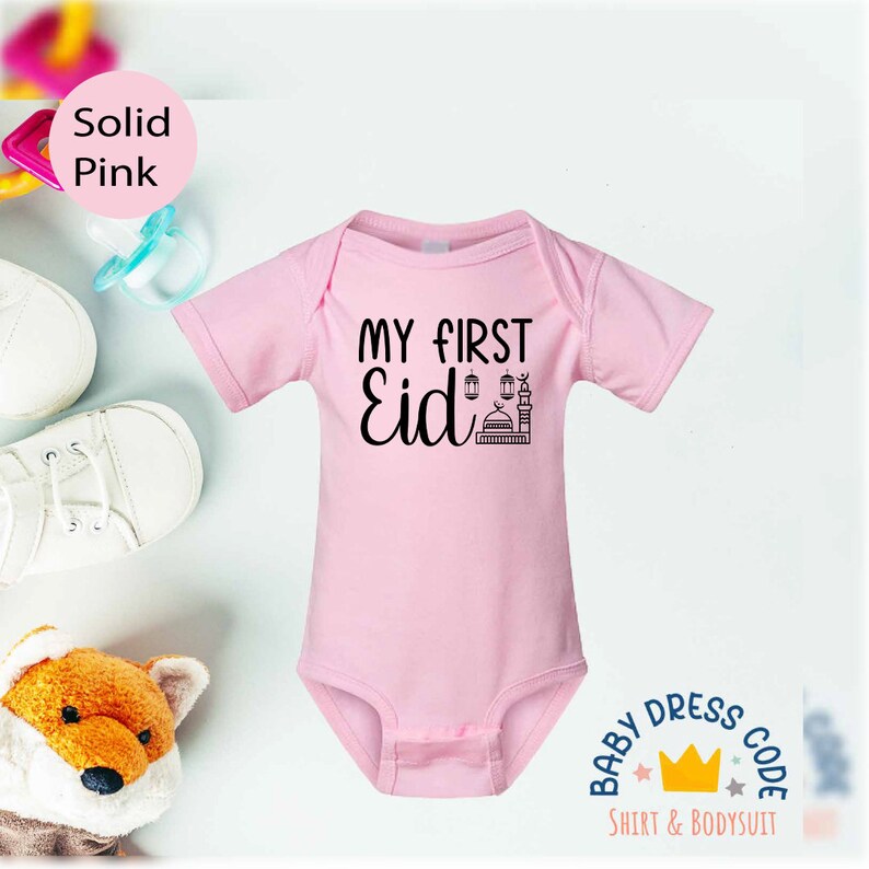 My First Eid Baby Onesie®: Muslim Bodysuit image 3