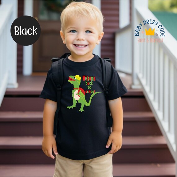 Dinosaur Back to School Shirt: Dino Kindergarten Tee, Youth