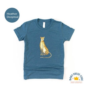 Cheetah Toddler, Toddler Cheetah Cute Shirts, Cheetah Lover Animal Toddler, Safari Toddler, African Animals Youth Shirts, Animal Toddler image 5