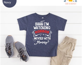 Horror Movie Mommy & Me Shirt: Funny Halloween Toddler Tee