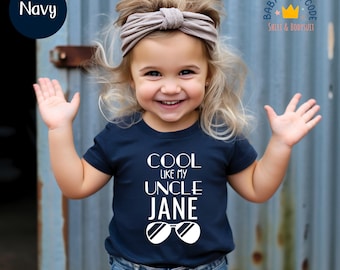 Cool Like My Uncle Toddler Tee, Custom Uncle Youth Shirt, Funny Uncle Toddler Shirt, Cool Uncle Kids Tee, Personalized Uncle Kids Shirts