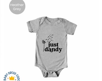 Dandelion Baby Onesie®:   Floral Bodysuit