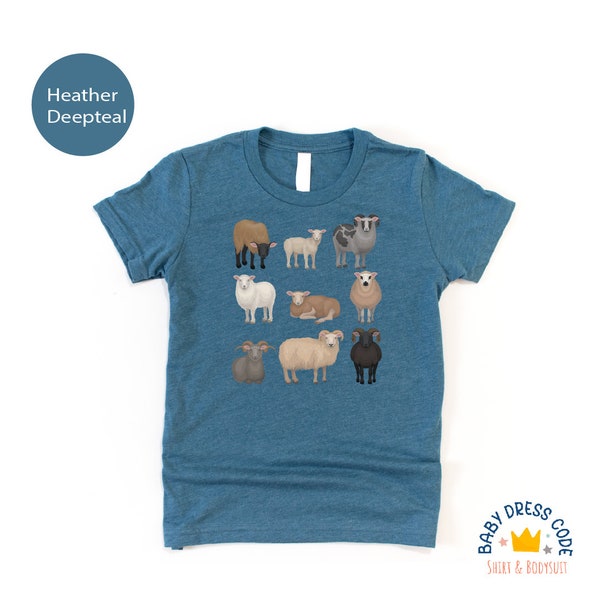 Farm Animal Toddler, Sheep Toddler Shirt, Animal Toddler, Sheep Lover Toddler, Ram And Sheep Toddler Tee, Farm Toddler, Toddler Animal Shirt