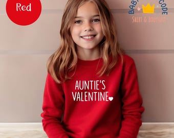 Auntie's Valentine Baby Bodysuit, Toddler Shirt, Aunt Gift