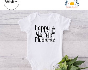 Happy Eid Mubarak Onesies®, Eid Mubarak Onesie®, Eid Baby Bodysuit, Ramadan Onesies®, Muslim Baby Onesie®, Islamic Onesies®, Ramadan Onesie®