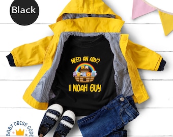 I Noah Guy Baby Bodysuit, Funny Ark Toddler Shirt, Adventure Gift