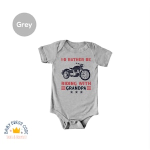 Motorcycle Lover Grandpa Bodysuit, Motorcycle Baby Grandpa Bodysuit, Riding Lover Baby Bodysuit, Grandpa Baby Funny Bodysuit, Cycle Bodysuit