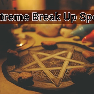 Separation Ritual  - Break Up Spell - Same Day Casting (within 24 hours)